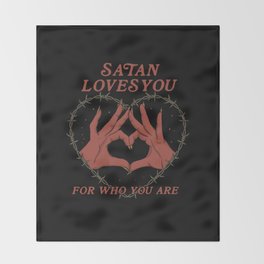 Sigil of Lucifer Satanic Gothic Occult Wiccan Blankets Ultra-Soft Micro Fleece Blankets Anti-Pilling Flannel Throw Blanket for Bed Couch Warm and Cozy for All Seasons 60X50 